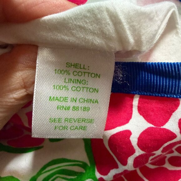 Lilly Pulitzer Strapless Floral Cael Top Multi Womens Size 8 Resortwear Vacation - Picture 5 of 6